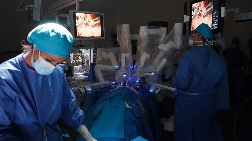 Clínica IMQ Zorrotzaurre, pionera en Euskadi en cirugía robótica pulmonar